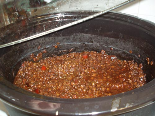 Sweet and Spicy Lentil Chili